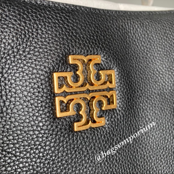 Tory Burch Triple Compartment Black Leather Purse - Picture 15 of 15